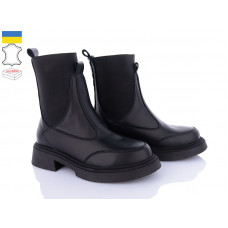 Ботинки Royal Shoes 07 black хутро