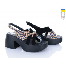Босоножки Viscala 23509LP чор-спил-велюр