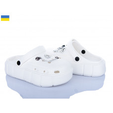 Кроксы Roks 152-9015 білий