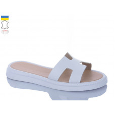 Шлепанцы Sali 501-1 білий біл-п.