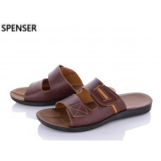 Шлепанцы Spencer 10497 коричневий