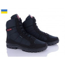 Ботинки Kindzer Kindzer BL410 чорний-червоний термо
