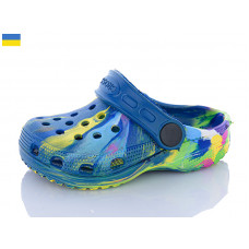 Кроксы Inblu H1 мікс-синій