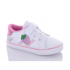 Кеды Comfort-Baby 8023 біл-рожевий