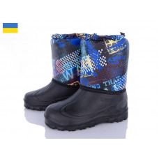 Сапоги Demur СПП Формула чорний-синій-2025