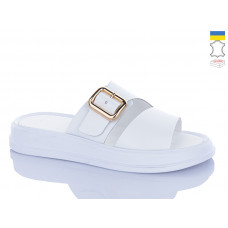 Шлепанцы Sali 519 білий біл-п.