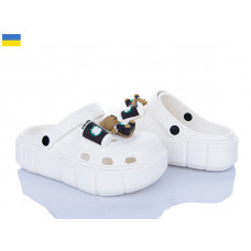 Кроксы Roks 152-17 білий