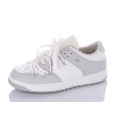 Кроссовки Qq Shoes BK75 white-grey