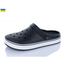 Кроксы M&L Alex13 ML5001 чорний