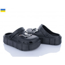 Кроксы Roks 152-9015 чорний