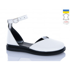 Туфли Sali 2225-065 білий чор-п.