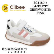 Кроссовки Clibee Apa-LC1180-5 grey-whine-hink