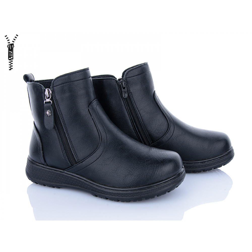 Ботинки Baolikang 60933 black Ботинки Baolikang 60933 black