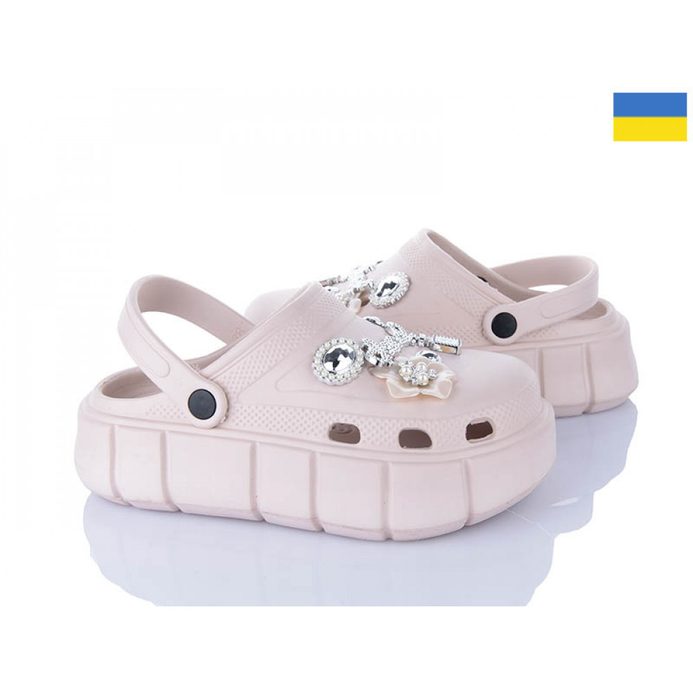 Кроксы Golden Lion 152-2-8H бежевий