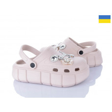 Кроксы Golden Lion 152-2-8H бежевий