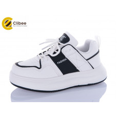 Кроссовки Clibee-Apawwa LC982 white-black