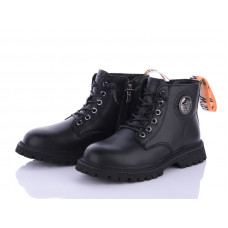 Ботинки Violeta Y108-7607 black-orange