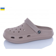 Кроксы M&L Alex13 ML98 св.коричневий