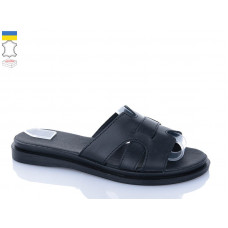Шлепанцы Sali 301 чорний к чор-п.
