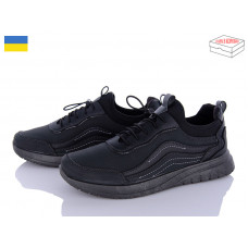 Кроссовки Львов База Dago 2402 чорний-old-1