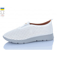 Туфли Sali 014-1 білий сір-п.