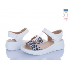 Босоножки Viscala 23201LP-250 шк.біл-велюр-лео