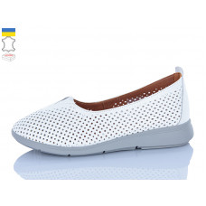 Туфли Sali 002-1 білий сір-п.