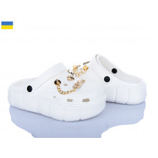 Кроксы Roks 152-9019 білий