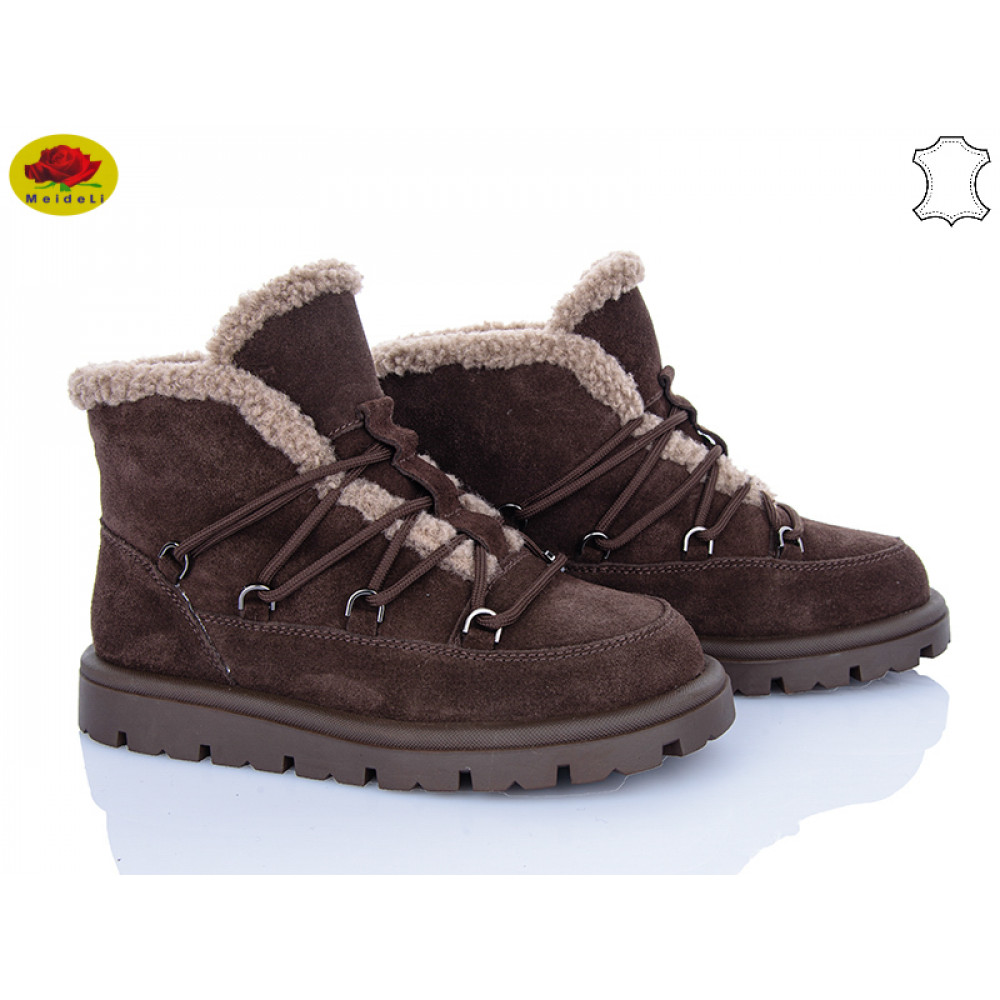 Ботинки Meideli B7788-3 chocolate Ботинки Meideli B7788-3 chocolate