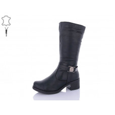 Сапоги Qq Shoes 244D black