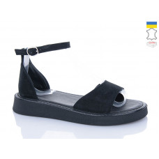 Босоножки Garti 0148 чорний замш
