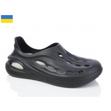 Кроксы Demur CM137 чорно-сірий