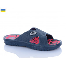 Шлепанцы Inblu Verta синьо-червоний