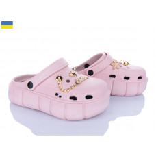 Кроксы Roks 152-9019 пудра