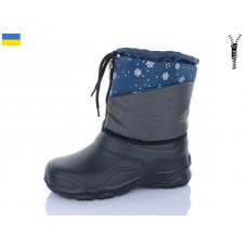 Сапоги Sanlin Чобіт дит.сніжинка графіт
