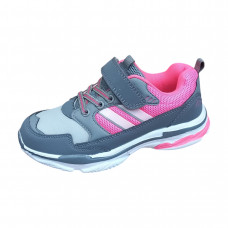 Кроссовки Clibee2 Apa-F805 grey-pink