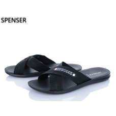 Шлепанцы Spencer 0301Б чорний батал