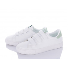 Кеды Violeta Y116-4775 white-green