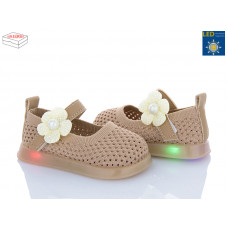 Туфли Poni Kids A691 khaki LED