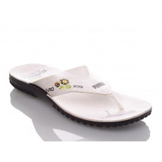 Шлепанцы Malibu MEN white-grey V