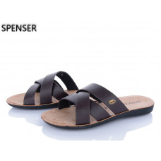 Шлепанцы Spencer 3310 коричневий