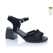 Босоножки Sali 1126 чорний з чор-п.