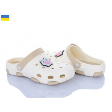 Кроксы Inblu 402 бежевий