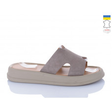 Шлепанцы Sali 505-25 капучино з беж-п.