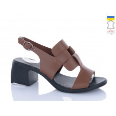 Босоножки Sali 160 карамель чор-п.