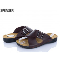 Шлепанцы Spencer 001-2 коричневий