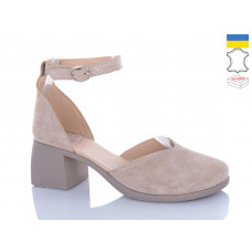 Туфли Sali 1121 бежевий з беж-п.