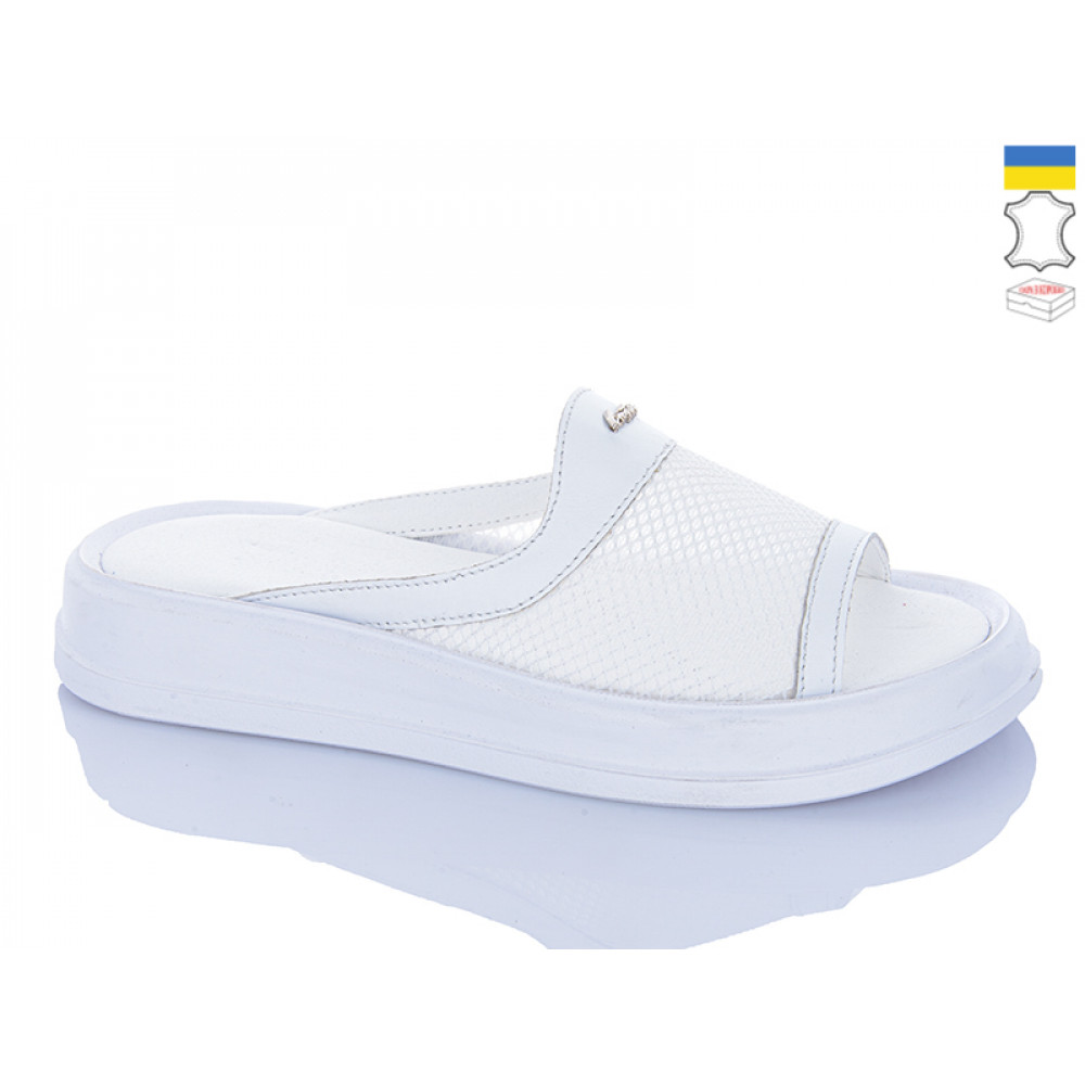 Шлепанцы Sali 2290 білий біл-п.