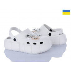 Кроксы Roks 152-2-8H білий