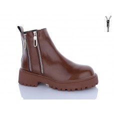 Ботинки Jibukang 01-058A brown